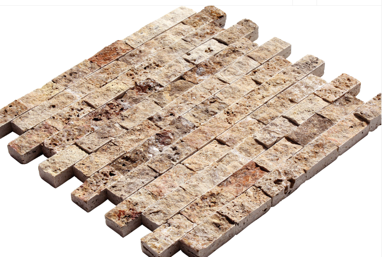 23x48 Split face scabas  ( Doğal patlatma taşı )